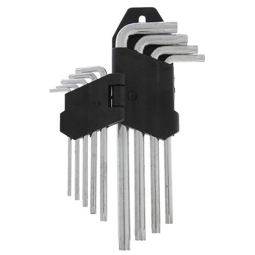 Набор ключей LOM, TORX Tamper, удлиненных, TT10 - TT50, 9 шт.