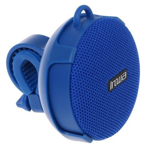 Портативная колонка INWA AS-63 5 Вт 750 мАч водонепроницаемая крепление на руль синяя 308000₽