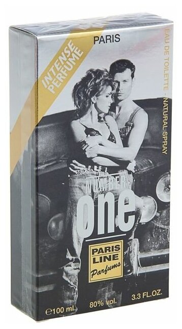 Paris Line Parfums Number One Intense Perfume / Париж Лайн Парфюм Номер Один Туалетная вода мужская 100 мл