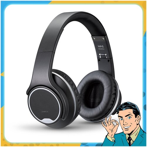 Наушники беспроводные Bluetooth накладные с режимом портативной колонки SODO MH1 складные игровые наушники для компьютера и для iphone и android 369900₽