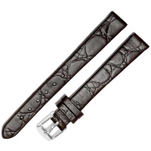 фото Ремешок 1205-01-1-2 pandora коричневый кожаный ремень 12 мм для часов наручных из натуральной кожи женский матовый аллигатор ardi