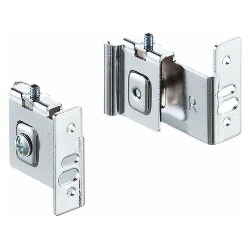 Крепление к фасаду для выдвижных корзин, комплект 2 части, металл, Vibo