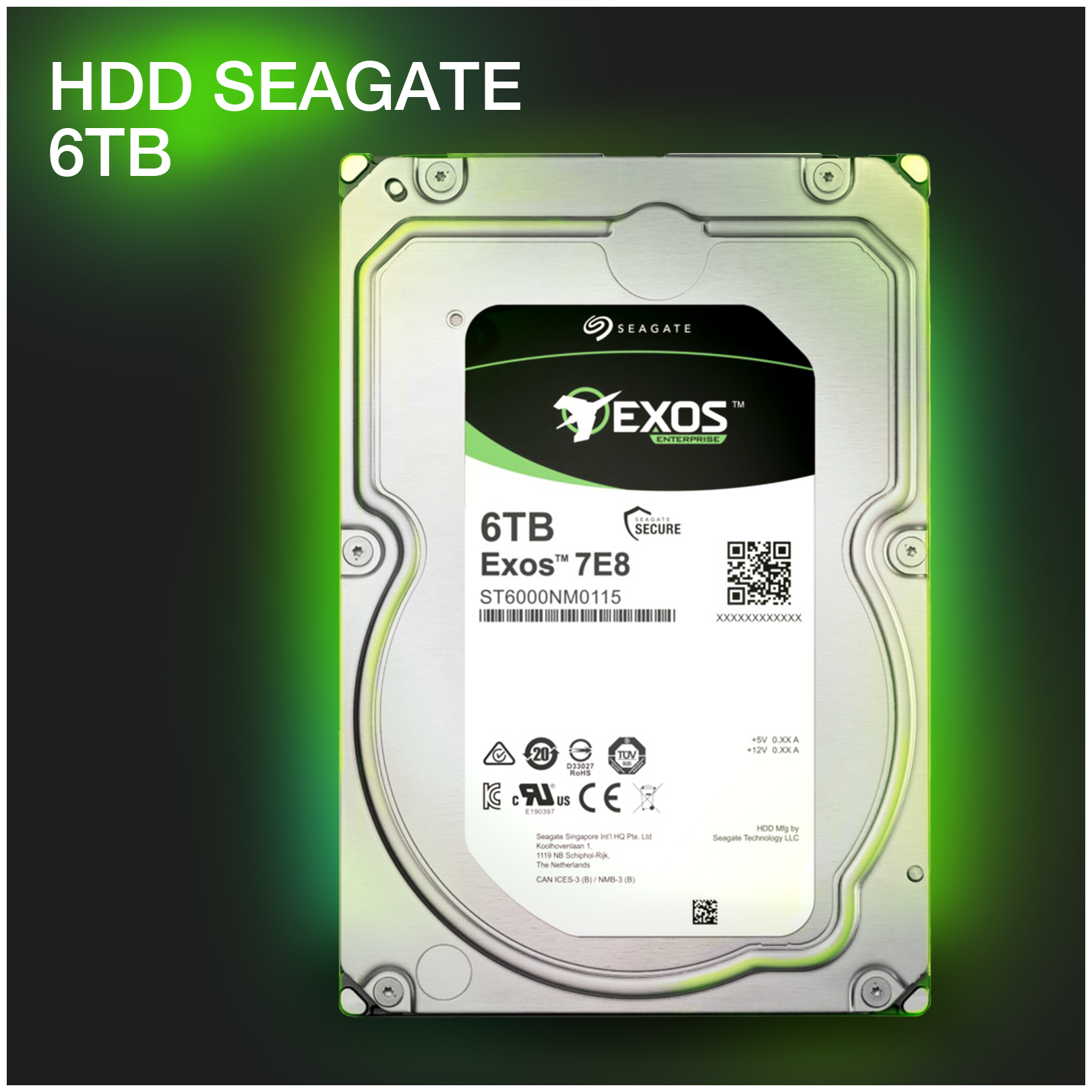 6 ТБ Внутренний жесткий диск Seagate жесткий диск (ST600NM0115)