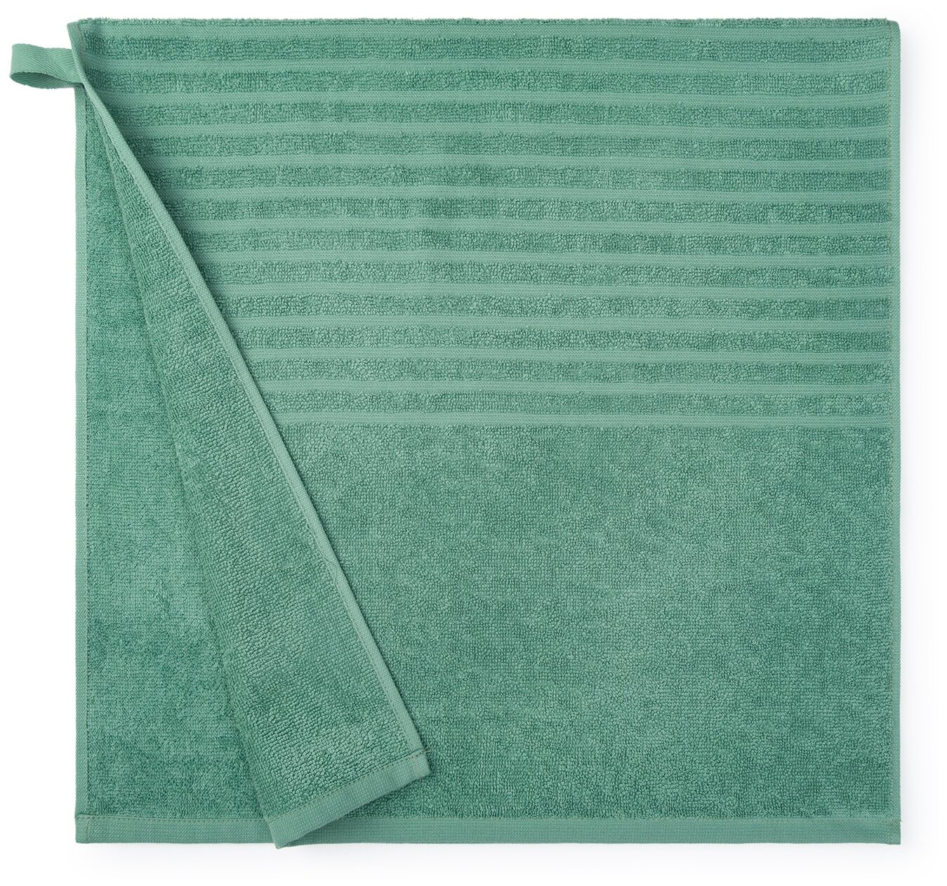 Полотенце махровое для лица и рук, Донецкая мануфактура, 50Х100см, цвет:зеленая камея, 100% хлопок - фотография № 9
