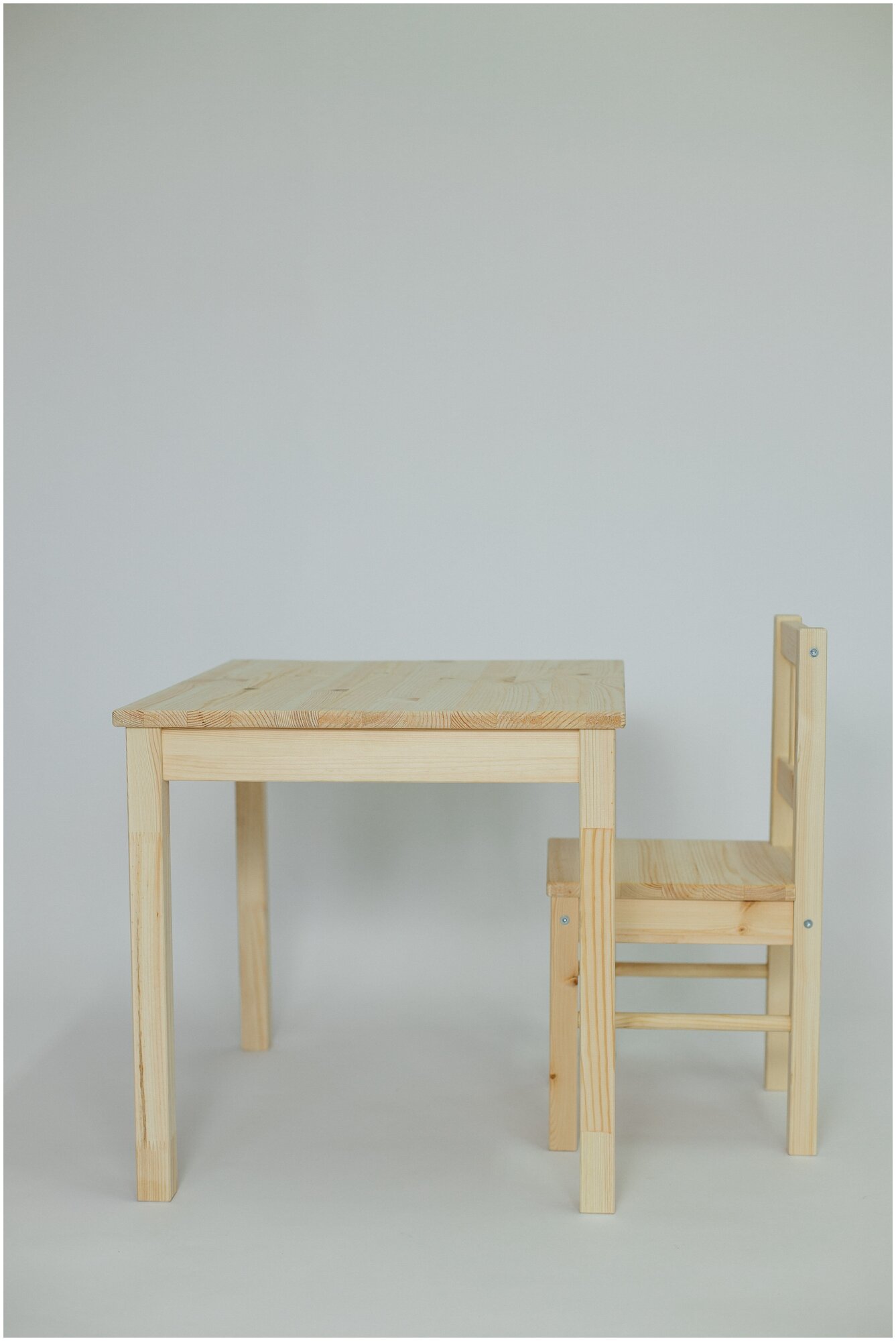 Детский комплект "стол + стул" KETT-UP ECO SVALA KU347 натур деревянный