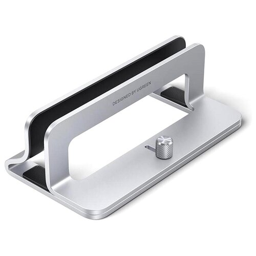 Подставка для ноутбука Ugreen вертикальная для одного устройства с диагональю до 15.6, металлическая, цвет серебристый (20471) подставка для ноутбука ugreen серого цвета