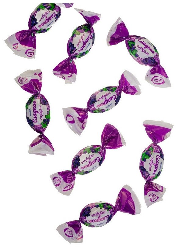 Конфеты "Сладкое Созвучие" со вкусом смородины с пломбиром, 1000 г - фотография № 6