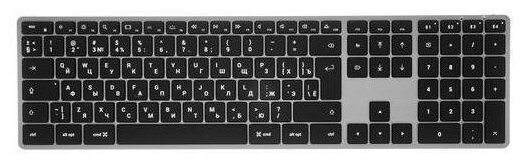 Клавиатура беспроводная Satechi Slim X3 Bluetooth Keyboard Backlit, BT, Серый космос, ST-BTSX3M-RU