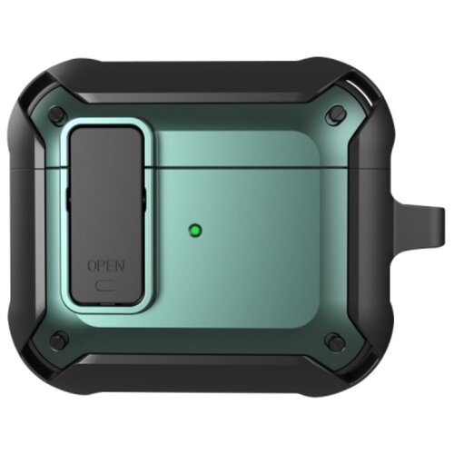 Чехол WiWU Mecha AirPods Case для AirPods 3 Black + Green