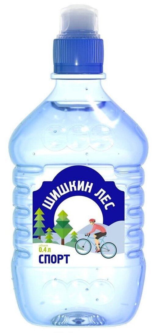 Шишкин ЛЕС, вода питьевая, негазированная, Шишкин лес Спорт, упаковка 12 шт по 0,4 л - фотография № 4