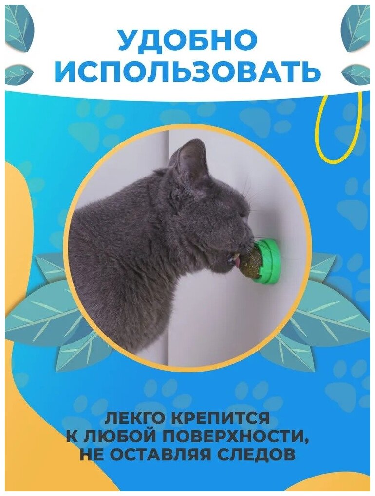 Кошачья мята, мятная игрушка для кошек и котов, шарик леденец конфета с кошачьей мятой, лакомство для кошки, Ассорти 3 шт - фотография № 10