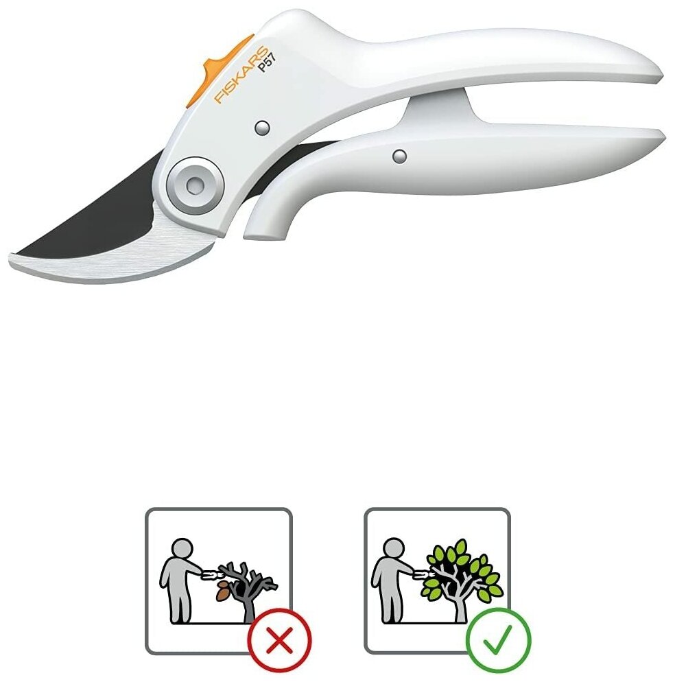 Секатор плоскостной Fiskars PowerLever P57 1026916