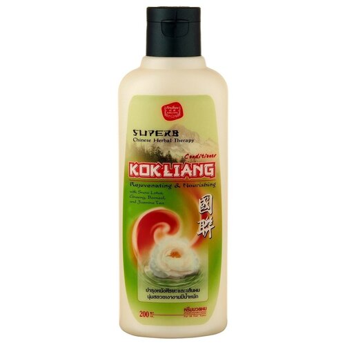 Безсульфатный кондиционер травяной против выпадения волос Kokliang Kokliang Rejuvenating Nourishing Herbal Natural Conditioner, 200 мл.
