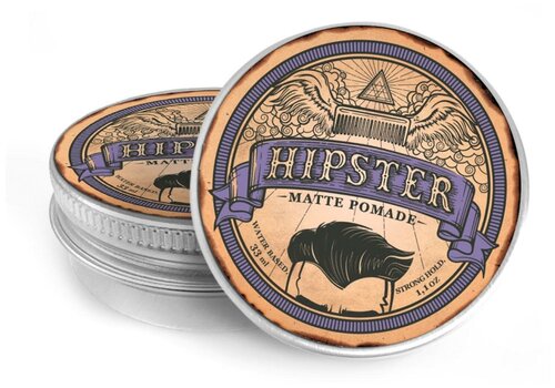 Hipster Помада Matte Pomade, сильная фиксация, 33 мл, 35 г