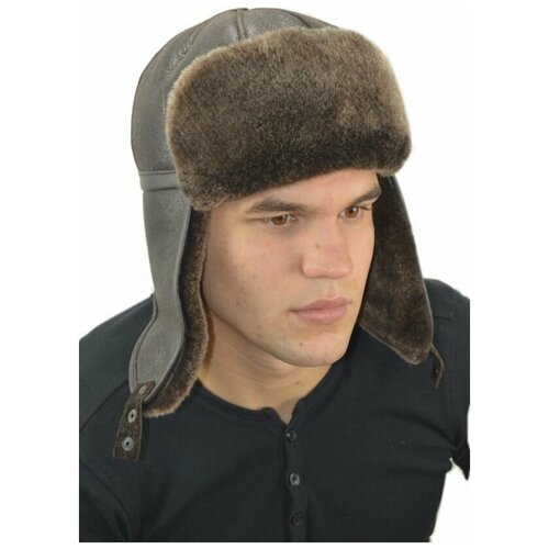 Ушанка из мутона мужская ВК-039-М размер 59