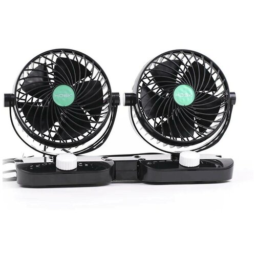 Вентилятор автомобильный Takara 3078 двойной с двумя тумблерами 110200₽