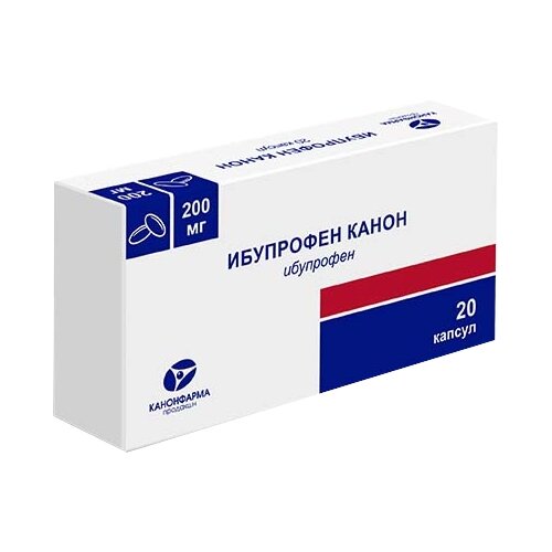 Ибупрофен Канон капс., 400 мг, 20 шт.