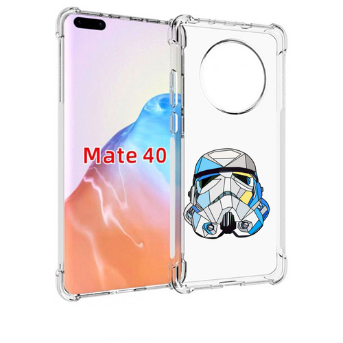 Чехол MyPads star wars дарт вейдер для Huawei Mate 40 / Mate 40E задняя-панель-накладка-бампер