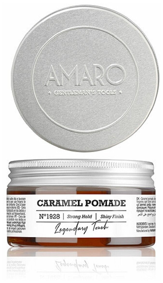 FARMAVITA Карамельный воск для укладки волос сильной фиксации AMARO CARAMEL POMADE Strong Hold 100 мл