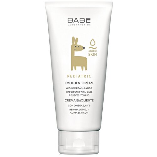 BABE Laboratorios Детский крем-эмоллиент для сухой и атопичной кожи, 200 мл