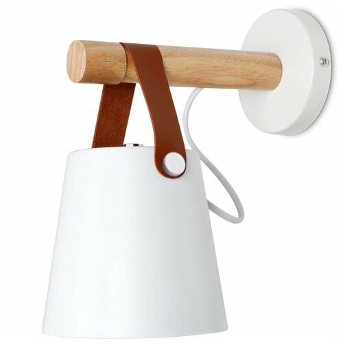 Настенный светильник (бра) Emilion Scandinavian Luimon Lofty, E27, 40 Вт (белый)