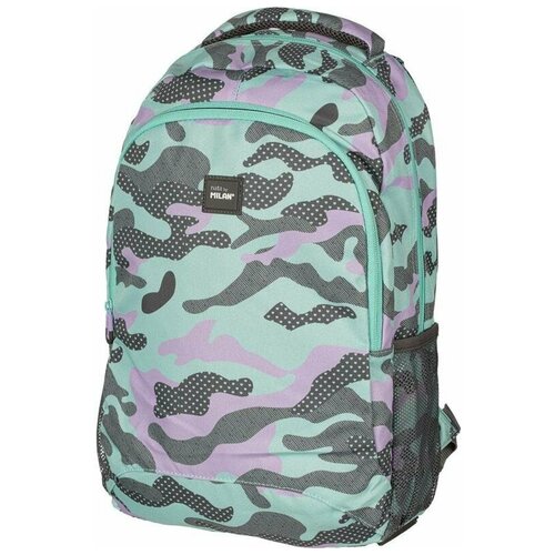 Рюкзак школьный Turquoise Camouflage 45х30х12 см, 624601GM