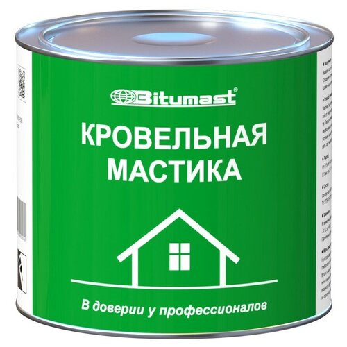 Мастика кровельная Bitumast 2л мастика кровельная bitumast 5 0 л