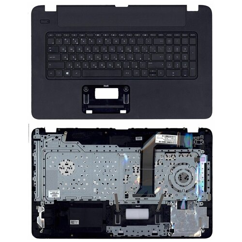 Клавиатура keyboard 809983-251 для ноутбука HP Pavilion 17-P черная топ-панель 4468₽