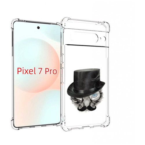 Чехол MyPads интелегентный кот для Google Pixel 7 Pro задняя-панель-накладка-бампер