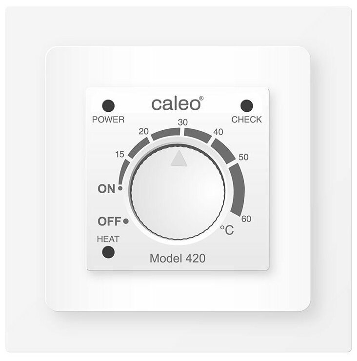 Терморегулятор CALEO 420 + адаптеры (2кВт)