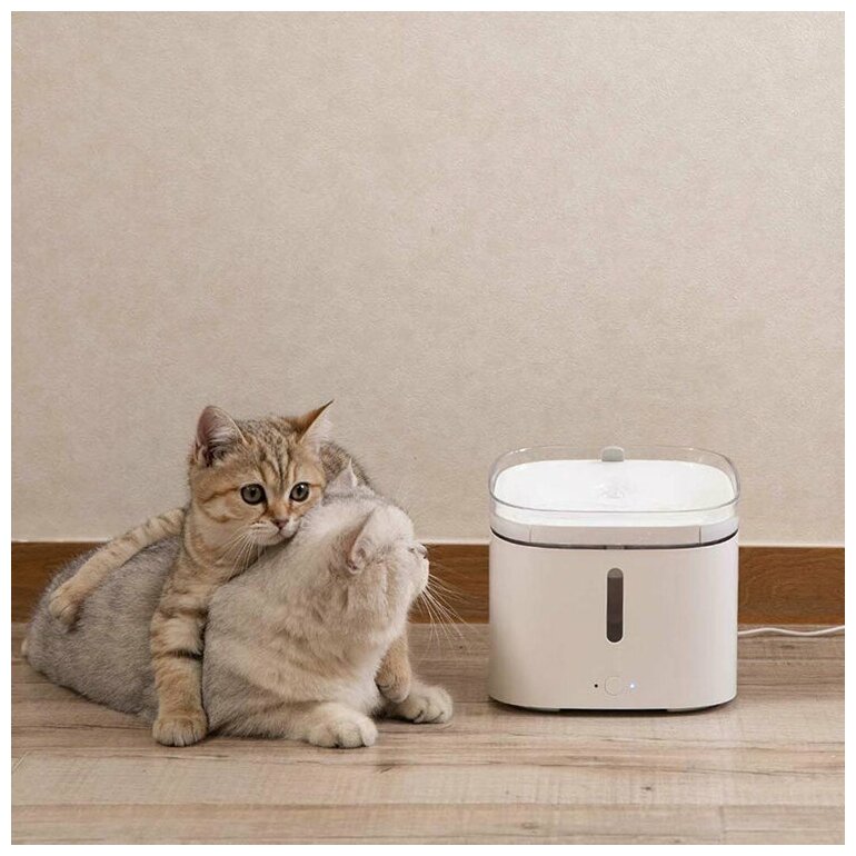 Поилка Xiaomi Фонтан для кошек и собак Mijia Smart Pet Water Dispenser 2 л white - фотография № 19