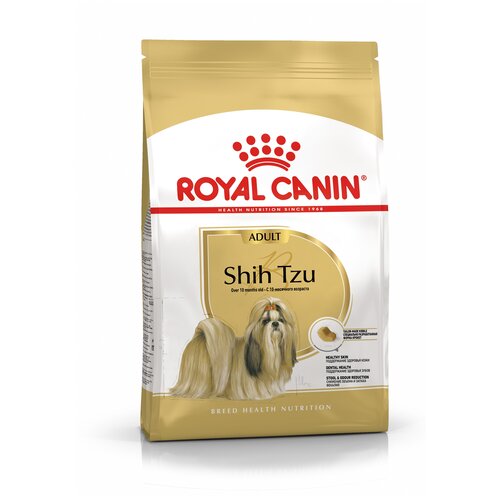 Сухой корм Royal Canin Shih Tzu для взрослых собак породы Ши-Тцу в возрасте от 10 месяцев до 12 лет, 1.5 кг