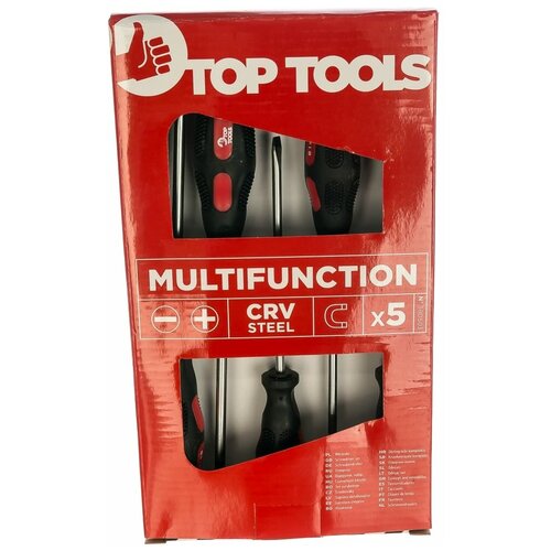 Набор отверток, 5 шт. Top Tools 39D503