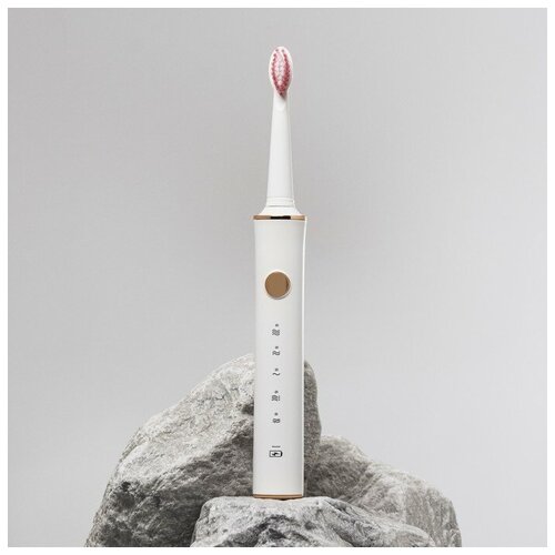 Электрическая зубная щётка LuazON LP-002 вибрационная 31000 двмин 4 насадки АКБ белая 202400₽