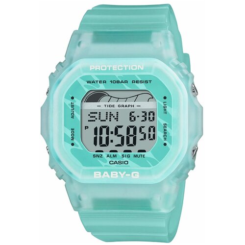 Женские японские противоударные часы Casio Baby-G BLX-565S-2E с гарантией