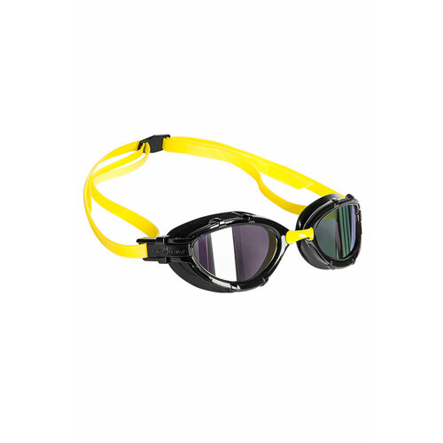 Очки для плавания MAD WAVE Triathlon Rainbow, yellow/black очки для плавания mad wave shark yellow