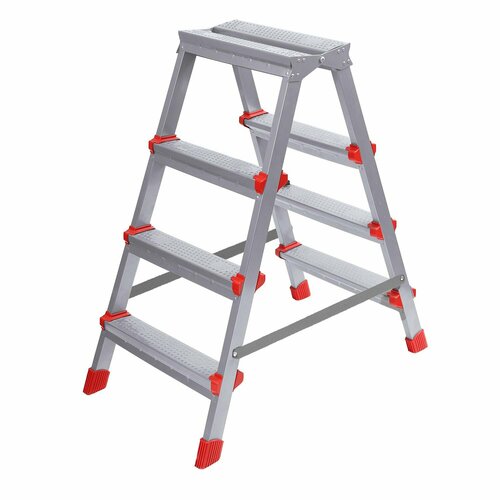 Лестница-стремянка двусторонняя Haushalt ННДС4