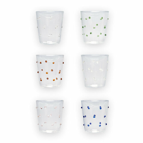 Набор из 6-ти стаканов для питья HBG Gusto Buono, 400 мл