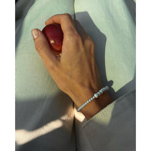 Браслет LU Jewel серебро 925 проба жемчуг пресноводный культивированный длина 16 см белый 6796₽