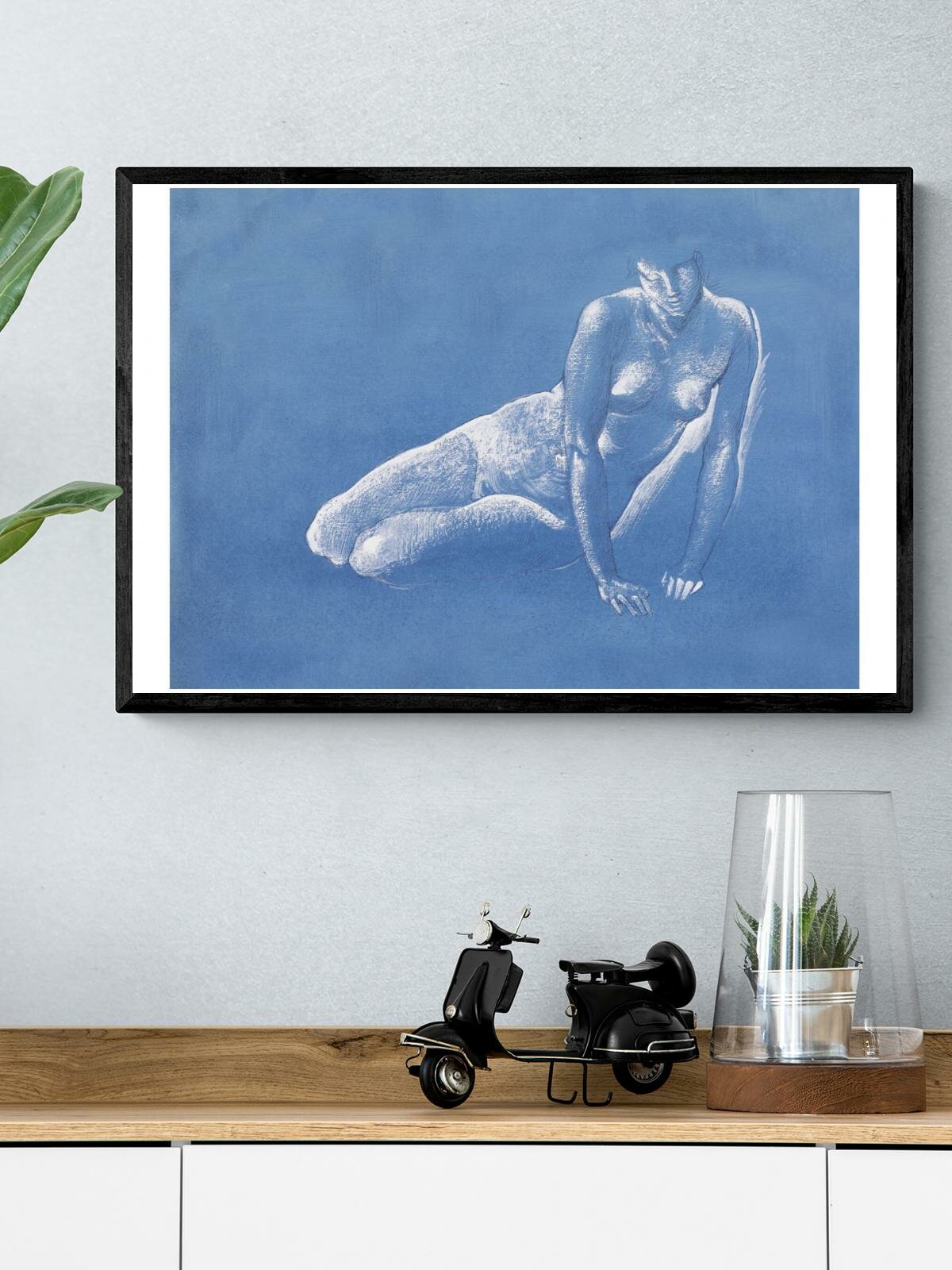 Постер / Плакат / Картина Рисунок Женщины 40х50 см в подарочном тубусе