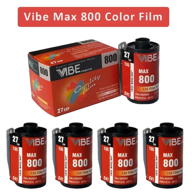 FUJIFILM VIBE Max 800 Цветная пленка 135 ISO 800, 5 Roll