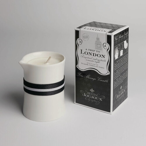 Изображение товара Petits Joujoux London Аромат–Ревень, амбра, черная смор, массажное масло в виде свечи.120 г