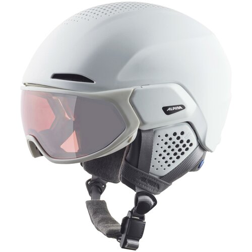 шлем защитный alpina kamloop white matt Шлем защитный ALPINA, 2021-22 Alto Qv, white matt