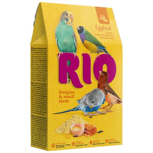 RIO Яичный для волнистых попугаев и других мелких птиц 250г 21190