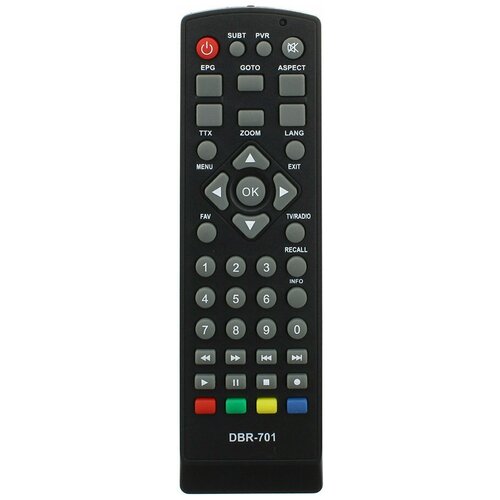 пульт для mdi dbr 501 dbr 901 top box selenga приставки Пульт к MDI DBR-701 DVB-T2