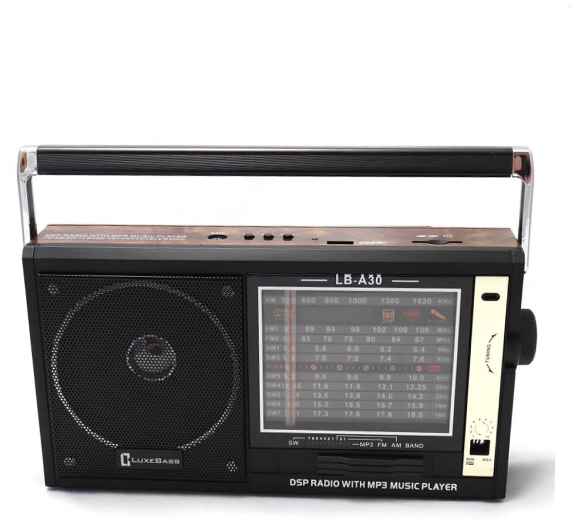 Радиоприемник/ всеволновый радиоприемник AM, FM, SW/Luxe Bass LB-A28