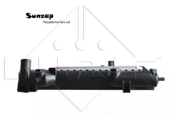 NRF 519689 NRF 519689_радиатор системы охлаждения!\ Opel Omega B 2.0-2.5 Aut. 94-00