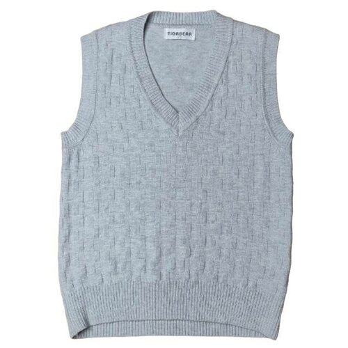 фото Жилет для мальчика. цвет серый. tigabear. размер 116