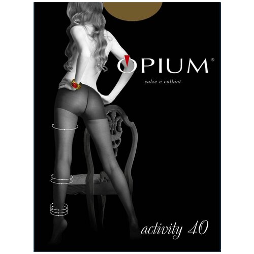 Колготки Opium Activity, 40 den, размер 4, бежевый колготки opium audrey 40 den размер 4 бежевый