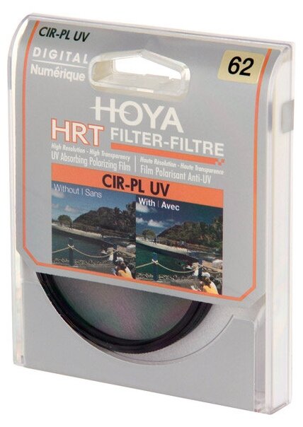 Светофильтр HOYA PL-CIR UV HRT 62 MM - фото №4